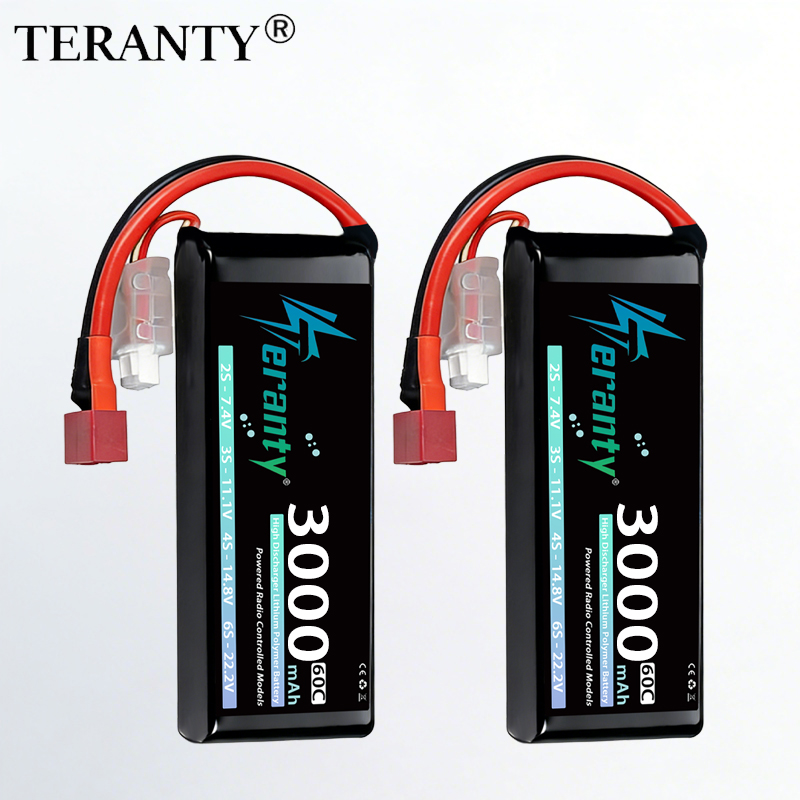 Rc Hobby Airplanes - Bateria Lipo TERANTY 2S 3000mAh 7.4V