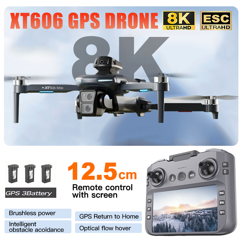 Rc Hobby China - Drone XT606 MAX 3 com Câmera