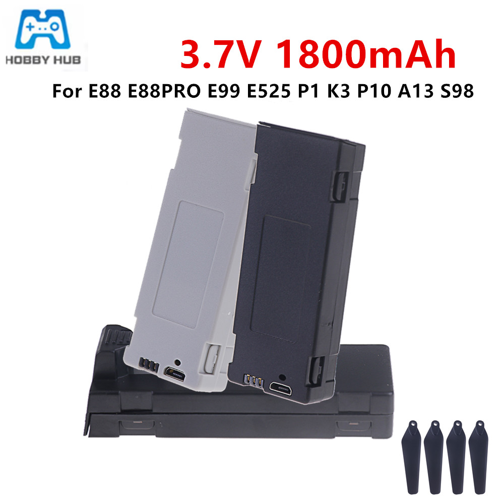 Rc Hobby Airplanes - Para e88 bateria recarregável 3.7v 1800mah