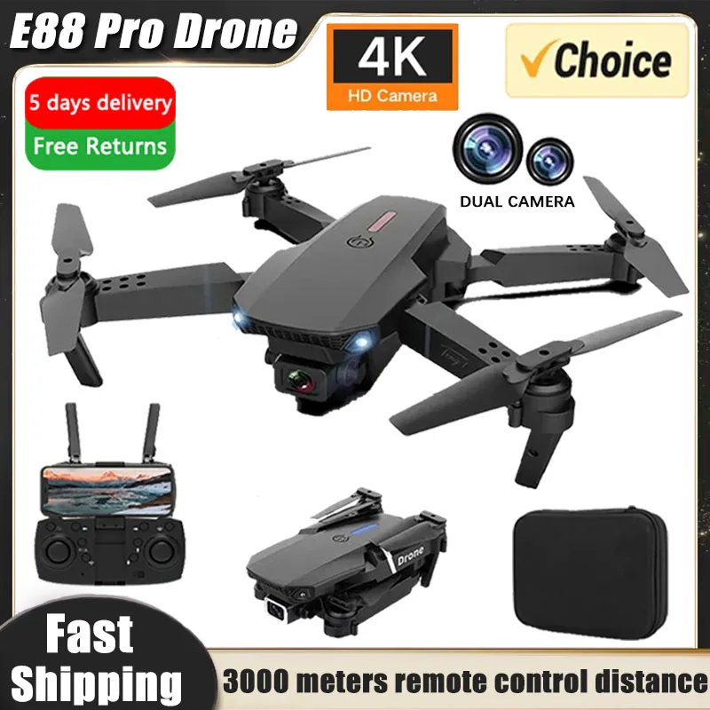 Rc Hobby Wholesale - Novo e88pro rc drone 4k professinal