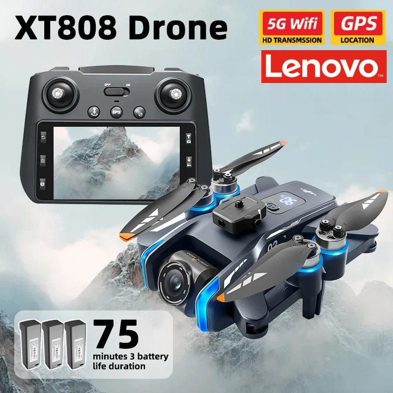 Rc Hobby China - Drone Lenovo XT808 Pro MAX 4K