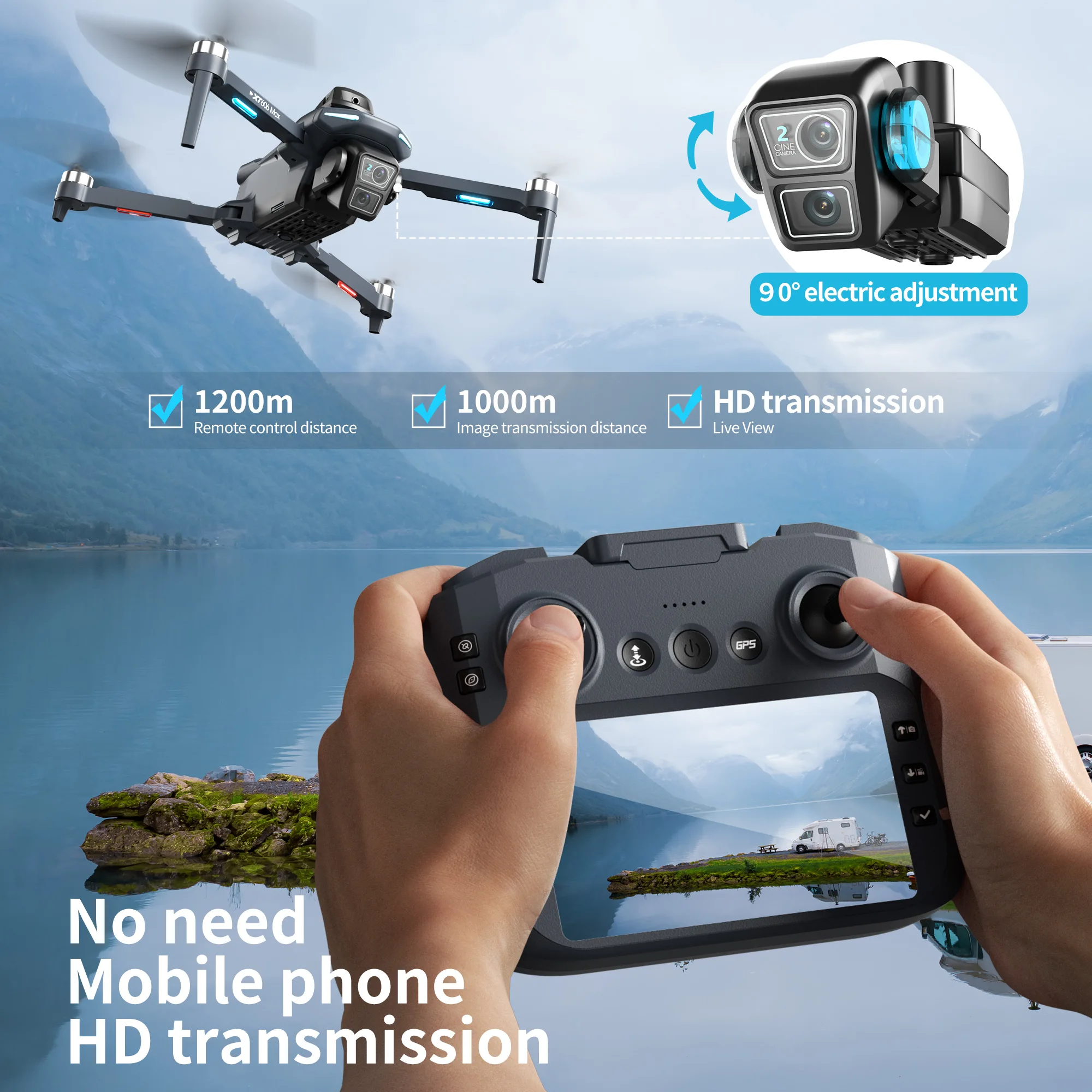 Drone Profissional Lenovo XT60 - Rc Hobby China avaliação e preço