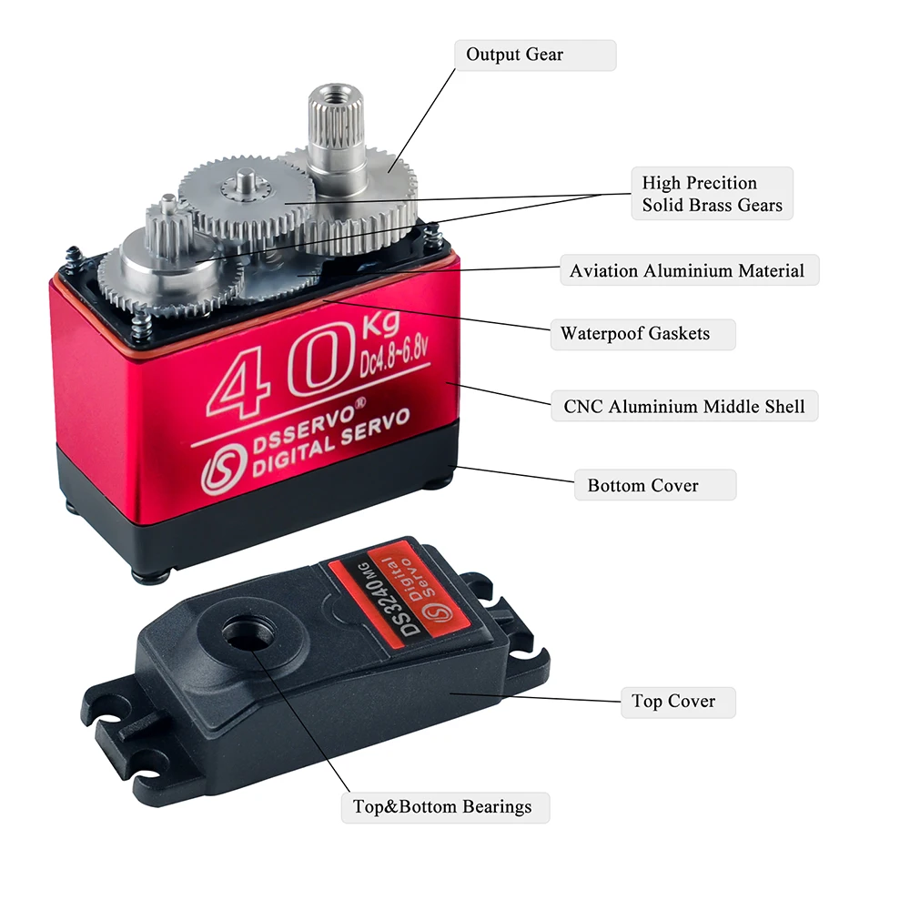 40kg dservo ds3240 grande torq - Rc Hobby Shops avaliação e preço