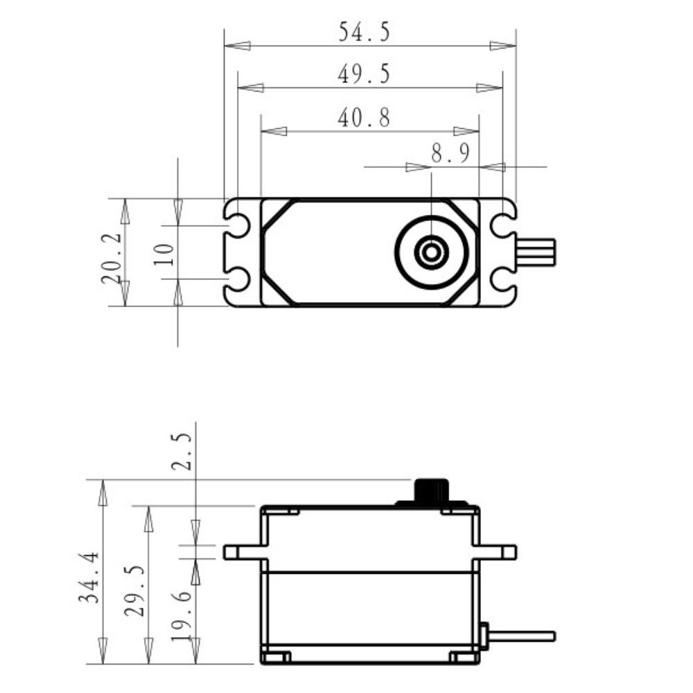 Dsservo BLS4355 55KG Servo Dig - Rc Hobby Shops avaliação e preço