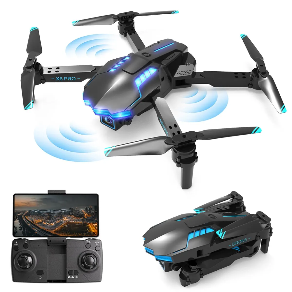 Drone KBDFA X6 PRO com câmera  - Rc Hobby Wholesale avaliação e preço