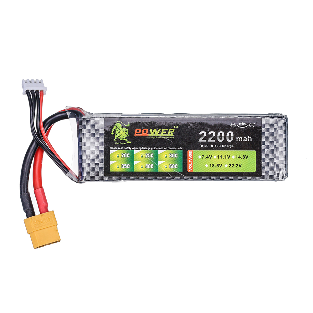 Bateria Lipo 3S 11.1V 2200mAh  - Rc Hobby Airplanes avaliação e preço