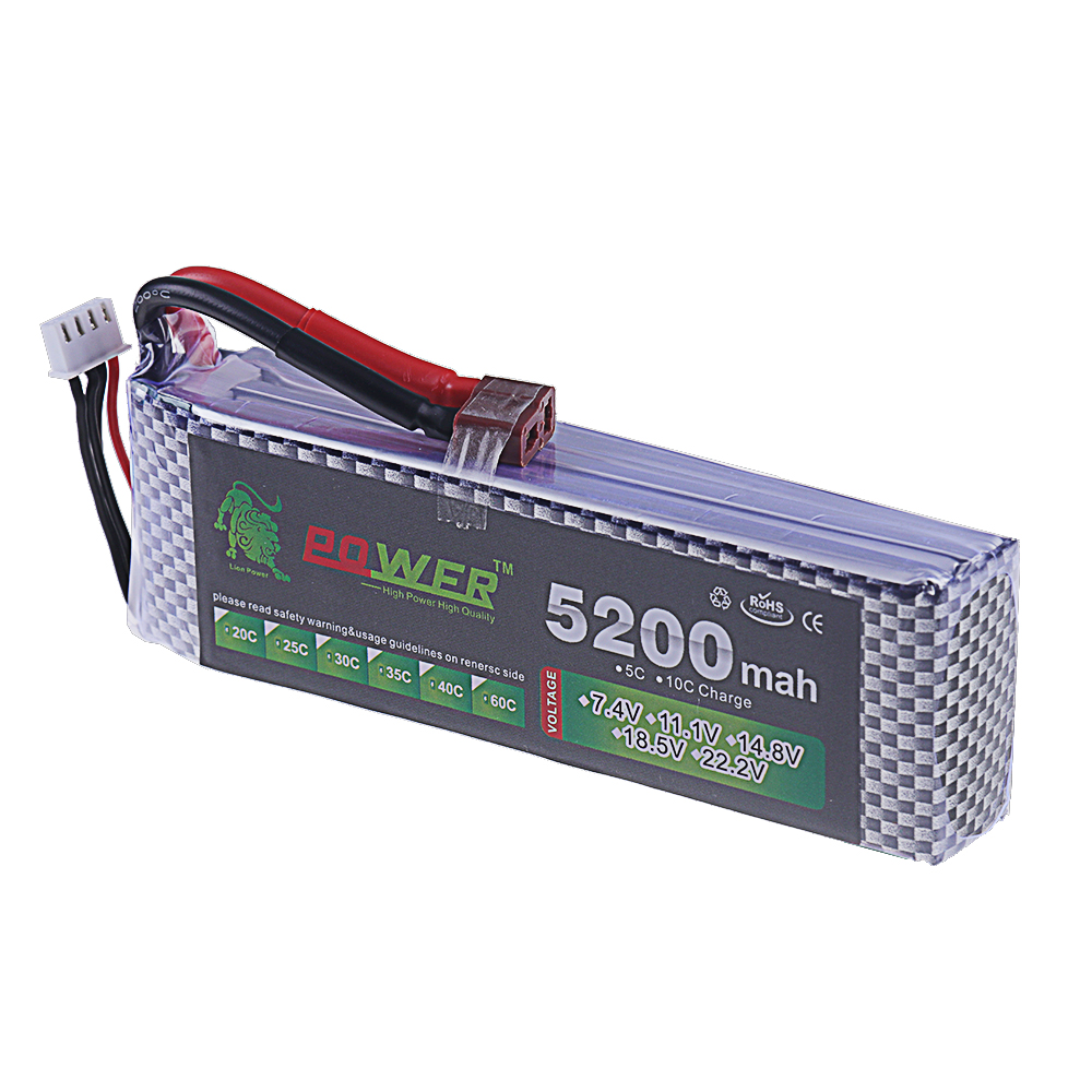 Bateria lipo 3s 11.1v 5200mah  - Rc Hobby Airplanes avaliação e preço